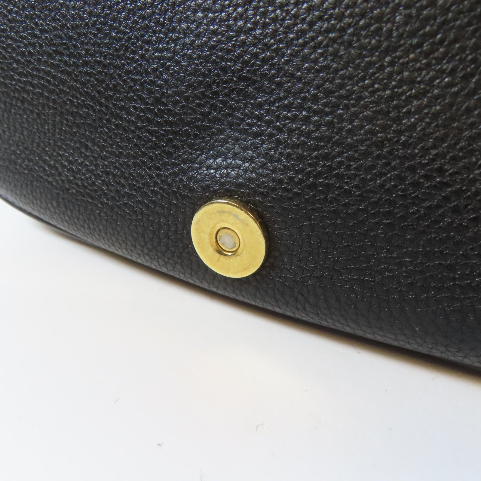 Dior 牛皮皮革Bobby金扣肩背袋黑色