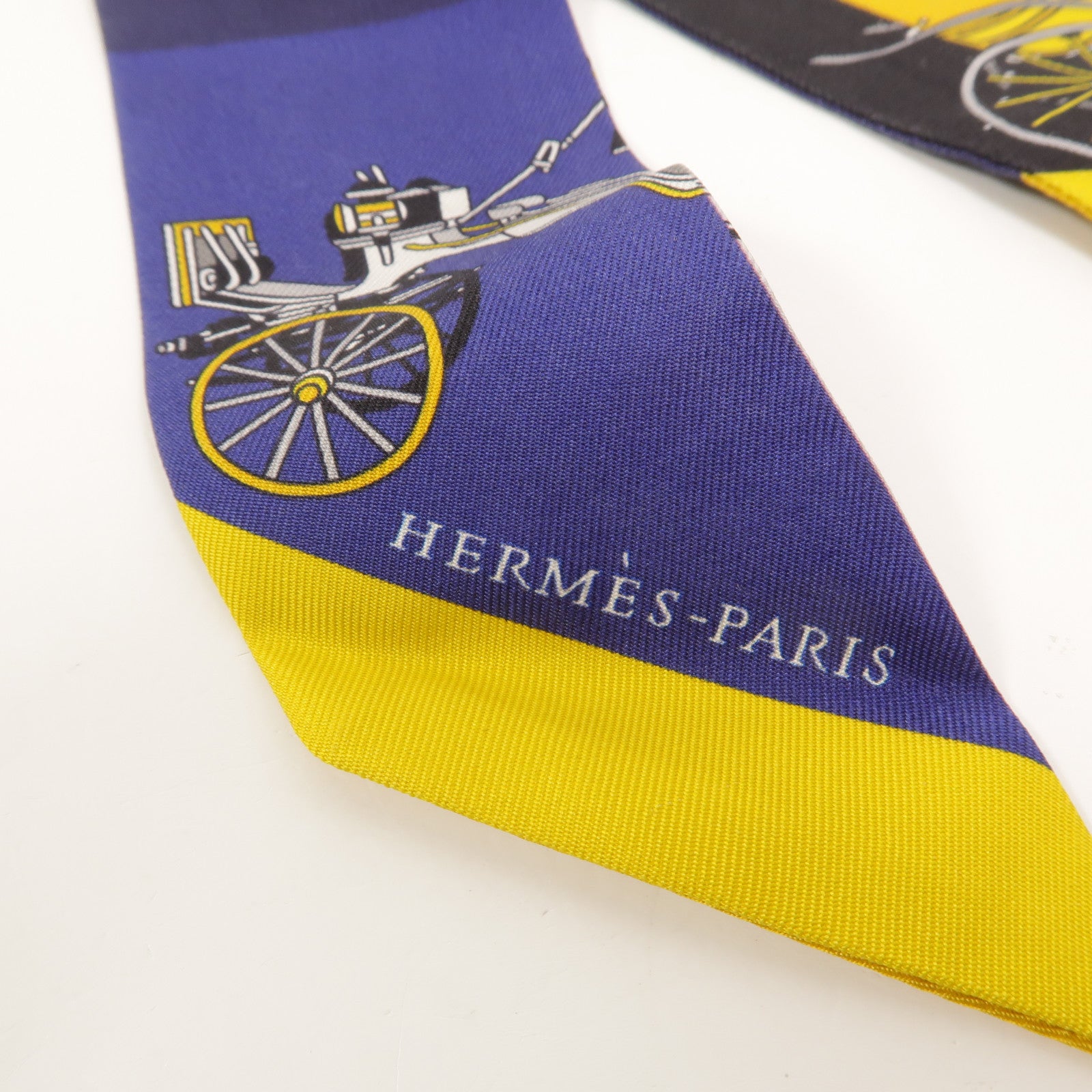 HERMES 絲質Twilly絲巾