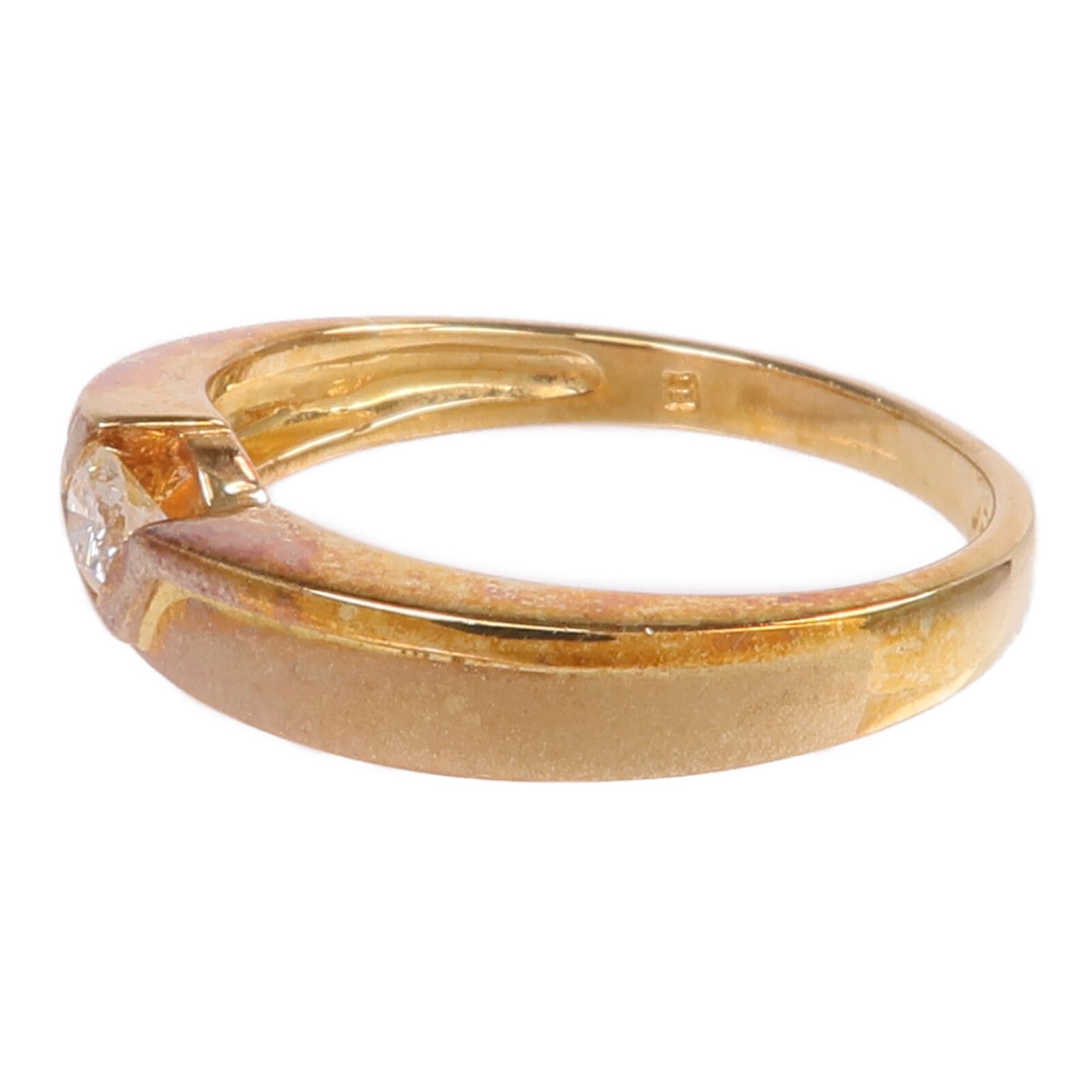 JEWELRY 【激減優惠】18K黃金Diamond Ring鑽石戒指US#6.5