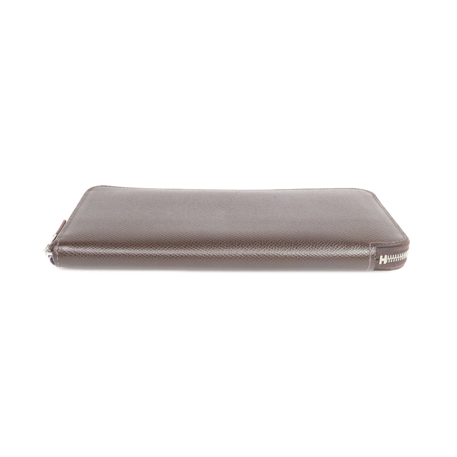 HERMES Epsom皮革Silk In Long Wallet 銀扣長錢包