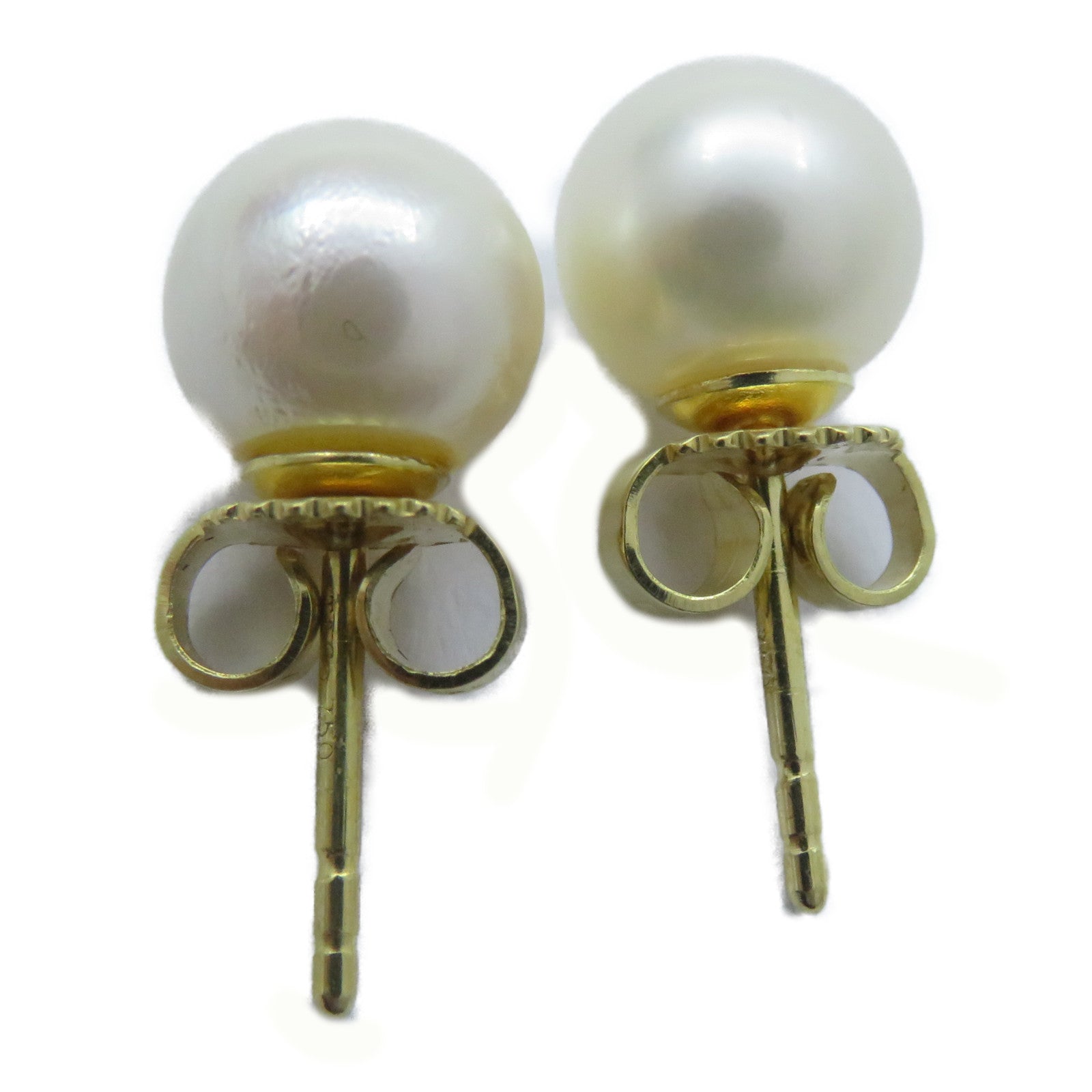 TIFFANY＆CO 18K黃金Pearl Earrings耳環