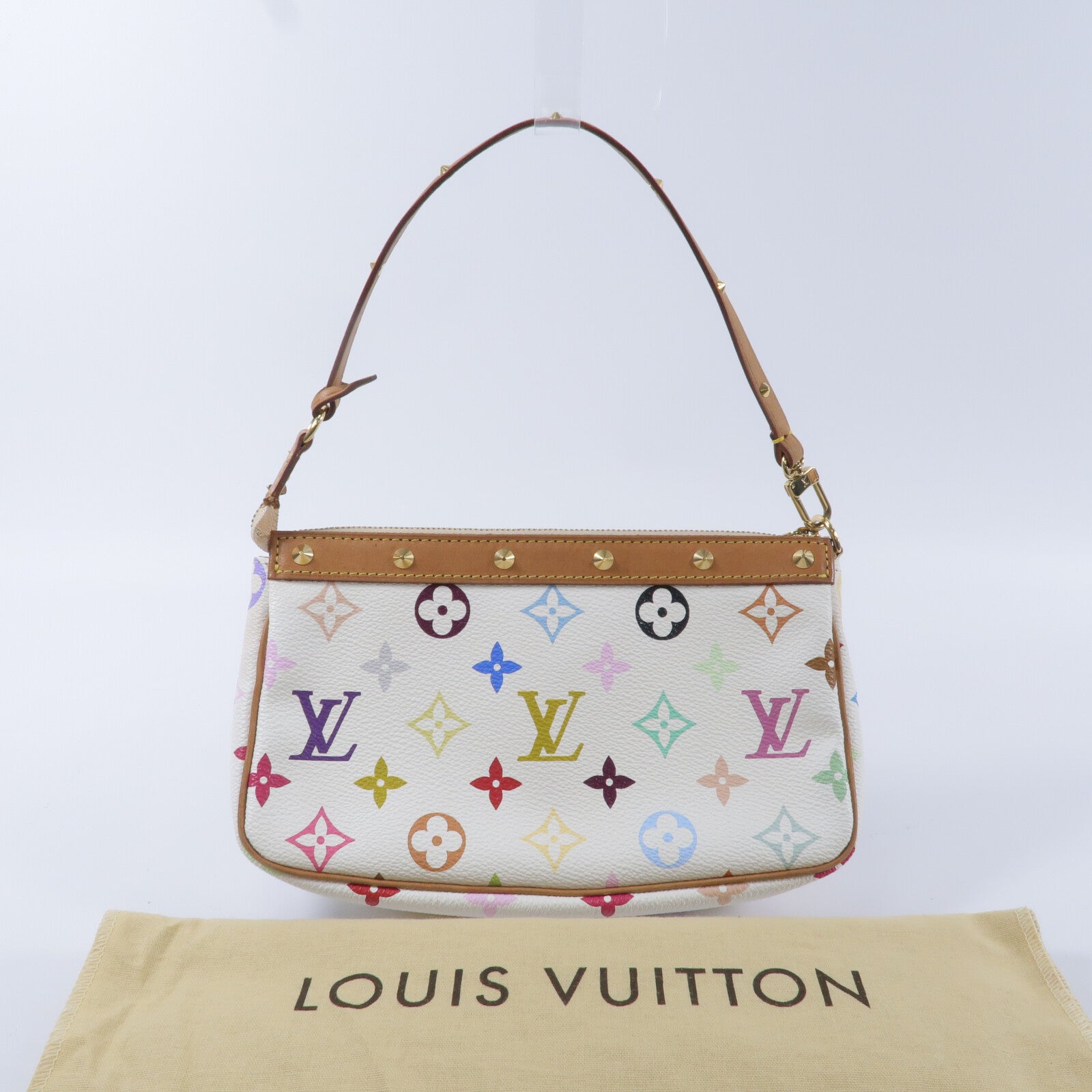 LOUIS VUITTON Monogram Multicolor Pochette Accessoires肩背袋