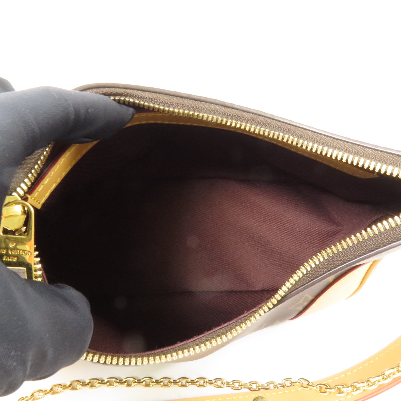LOUIS VUITTON Monogram Boulogne PM金扣手挽肩背兩用袋