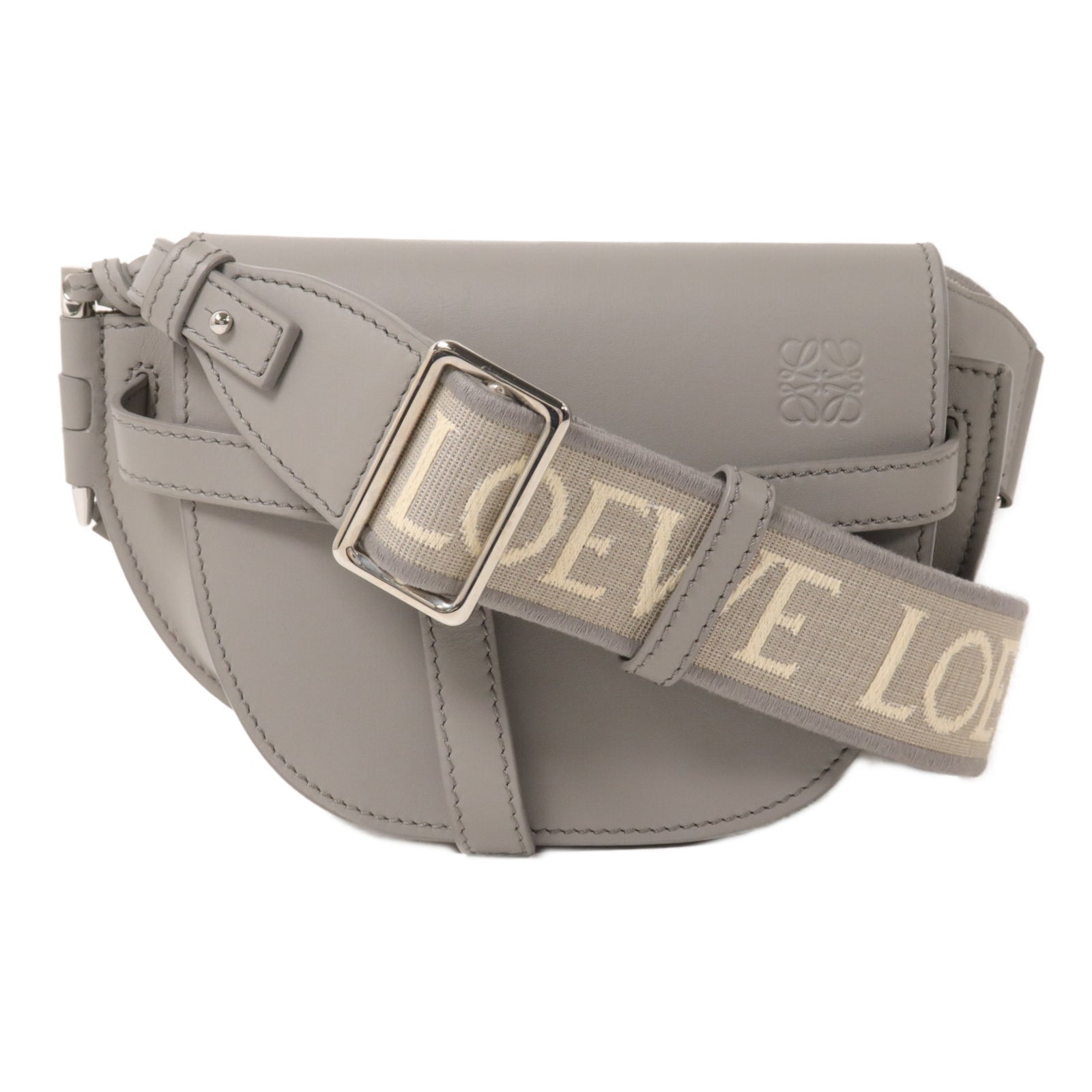 LOEWE 牛皮皮革Mini Gate肩背袋