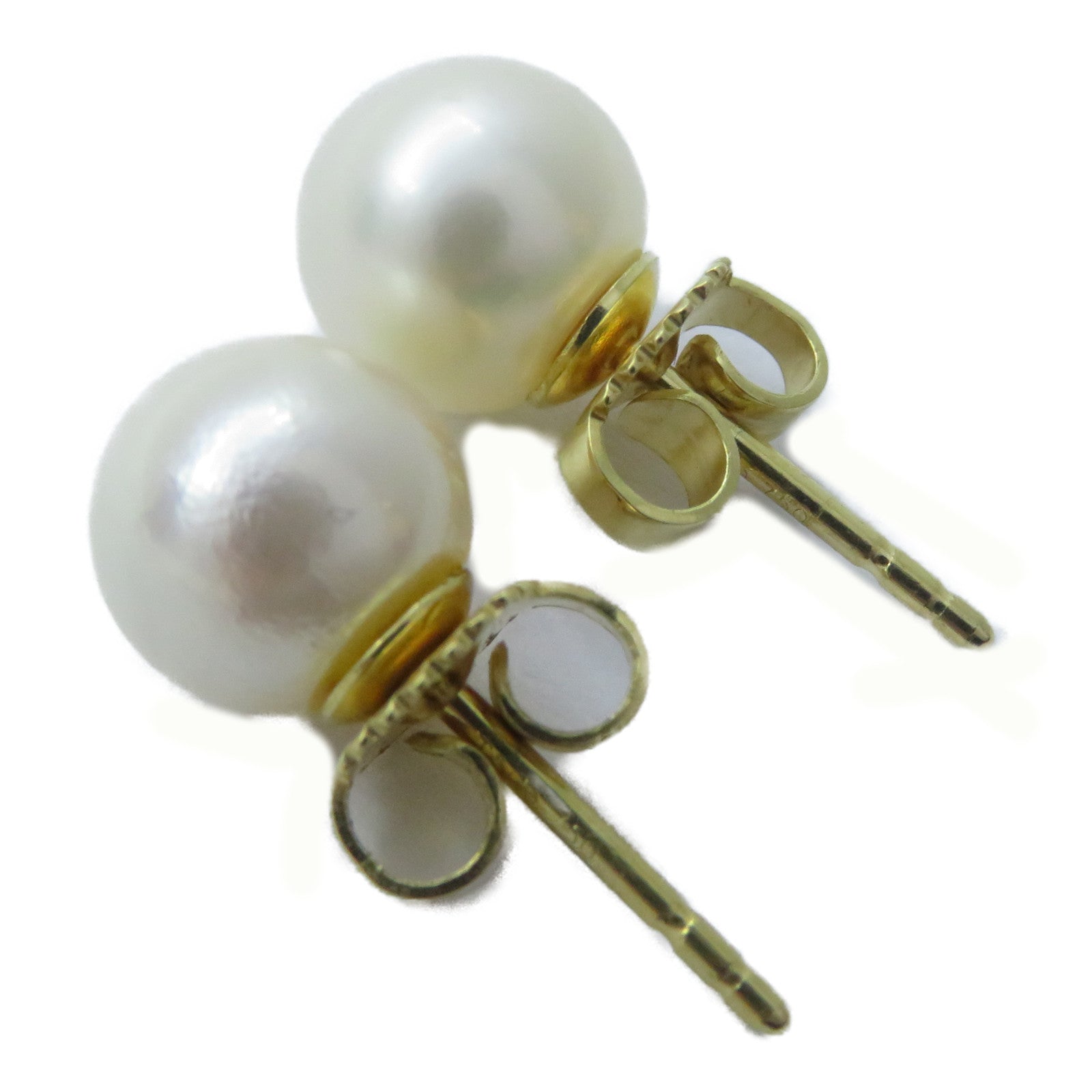 TIFFANY＆CO 18K黃金Pearl Earrings耳環