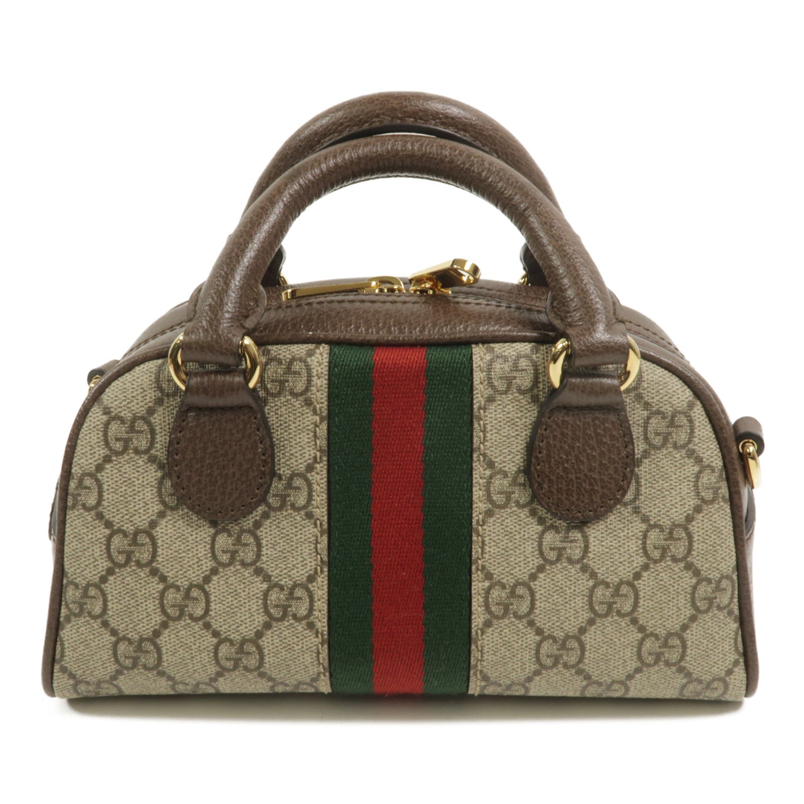 GUCCI 塗層帆布Boston Bag手挽肩背兩用袋