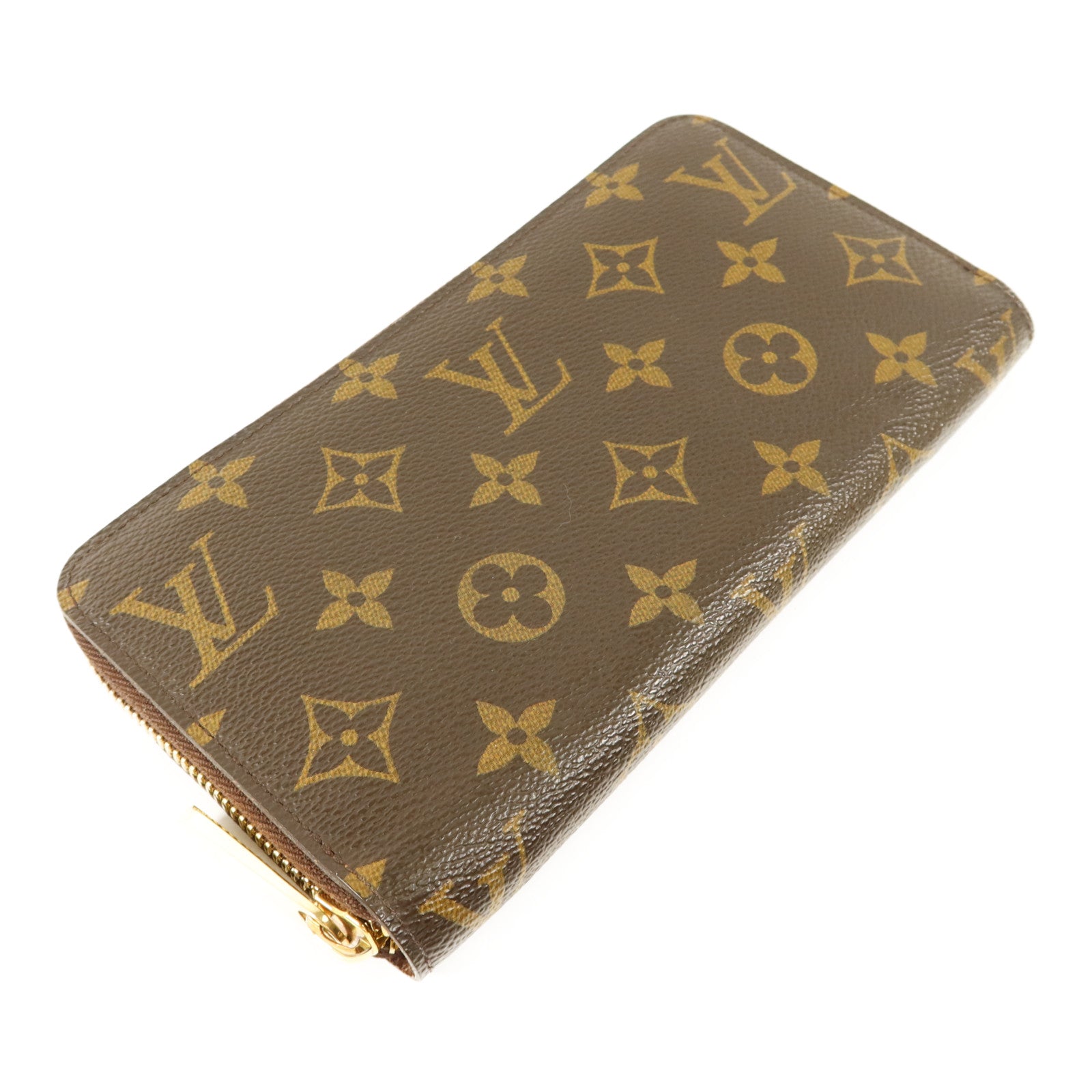 LOUIS VUITTON Monogram Long Round Wallet金扣長錢包