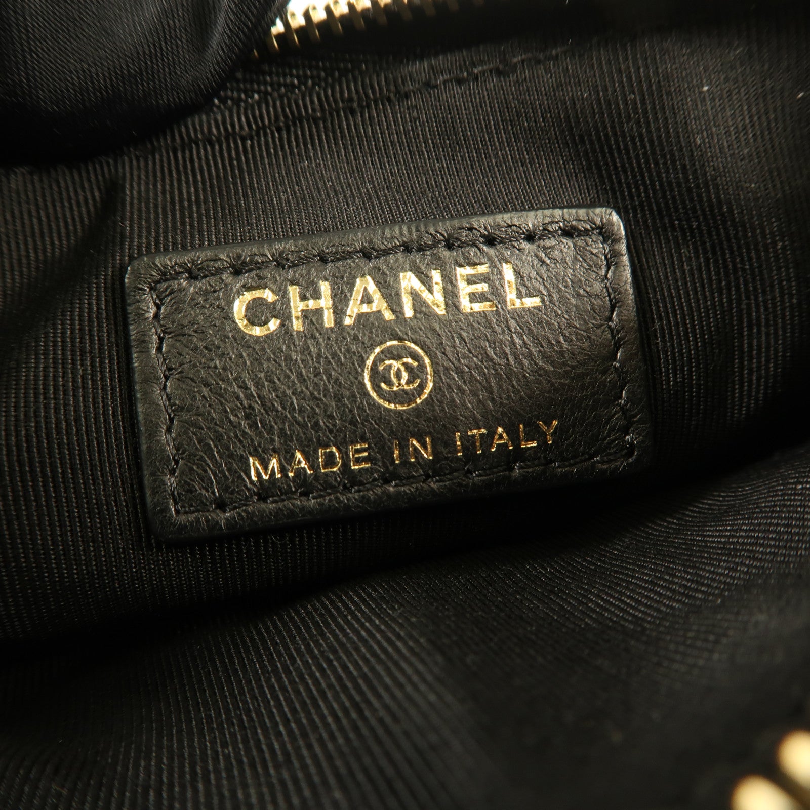 CHANEL 牛皮皮革Coin Case金扣零錢包
