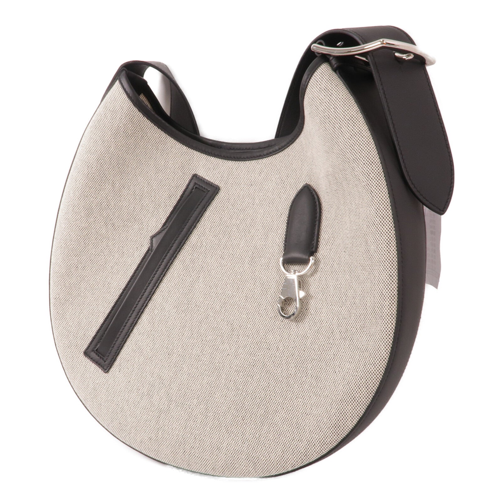 HERMES 帆布/Swift皮革Arcon Bag肩背袋Noir