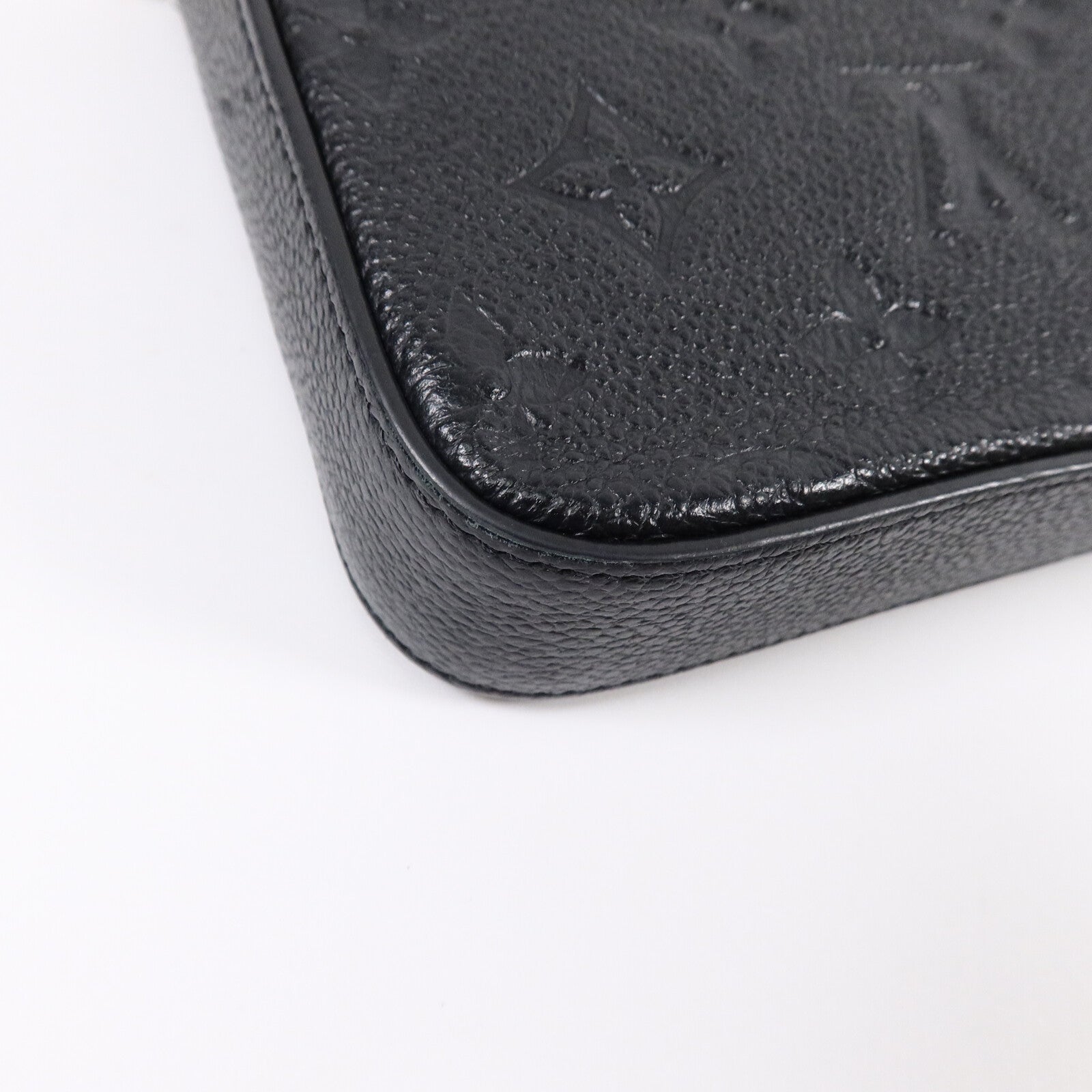 LOUIS VUITTON Monogram Empreinte Felicie Pochette 金扣鏈帶肩背袋