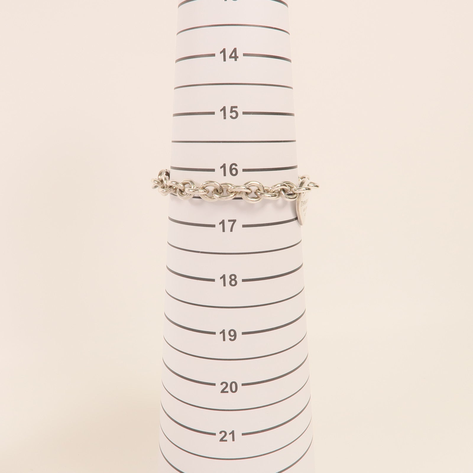 TIFFANY＆CO 925純銀Return To Tiffany Heart Tag Bracelet手鏈