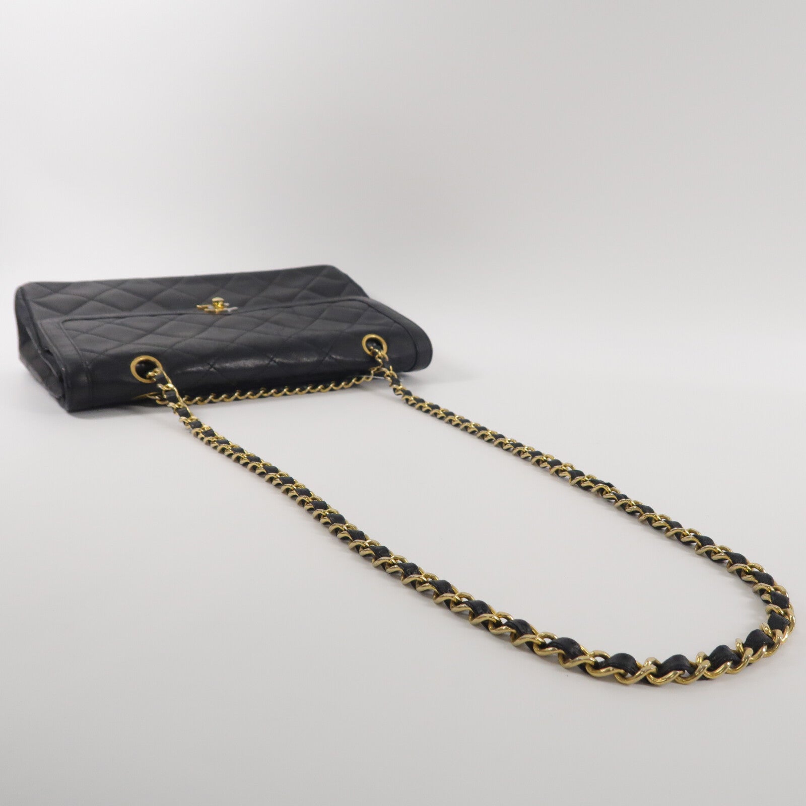 CHANEL 羊皮皮革Paris Limited Edition Vintage Flap Bag鏈帶肩背袋