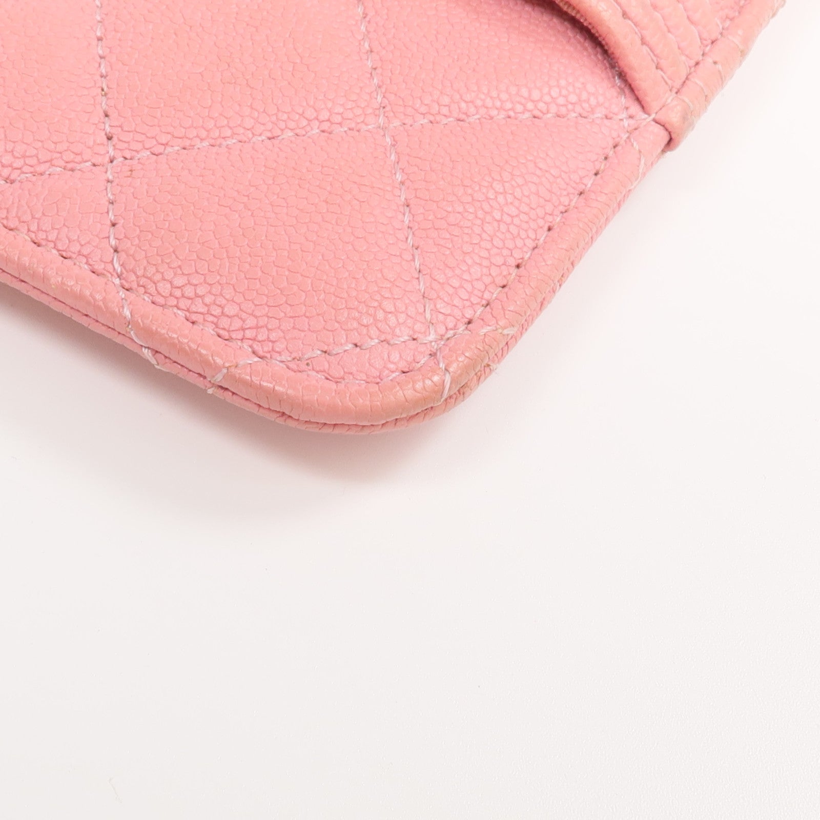 CHANEL 牛皮皮革Zipper Long Wallet金扣長錢包