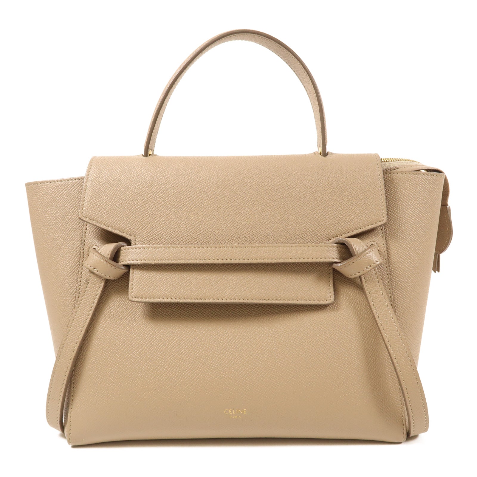 CELINE 牛皮皮革Belt Bag金扣手挽袋