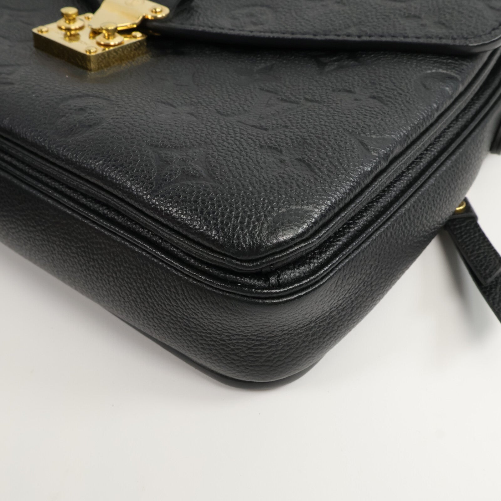 LOUIS VUITTON Monogram Empreinte Pochette Metis金扣手挽肩背兩用袋