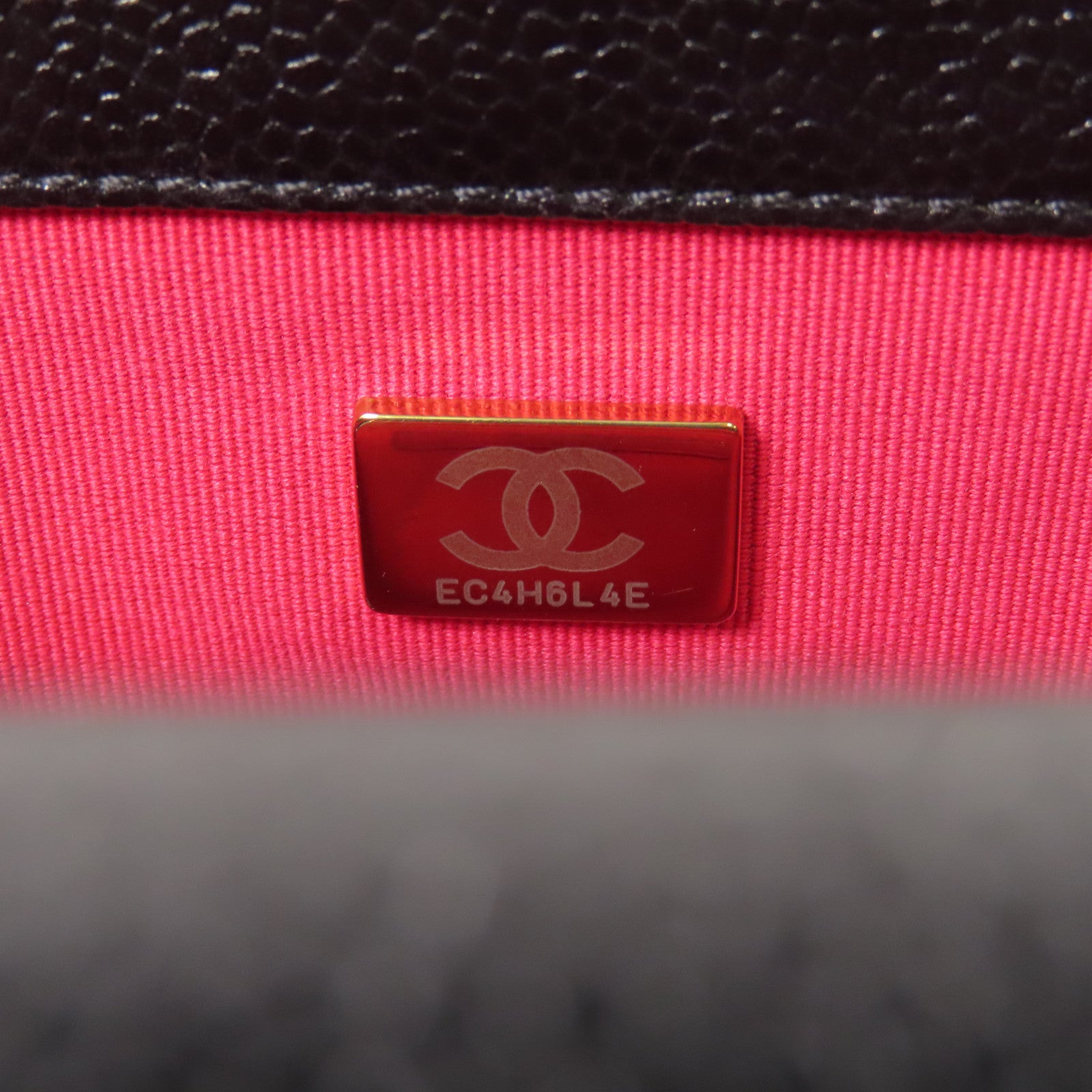 CHANEL 牛皮皮革Chain Shoulder金扣鏈帶肩背袋