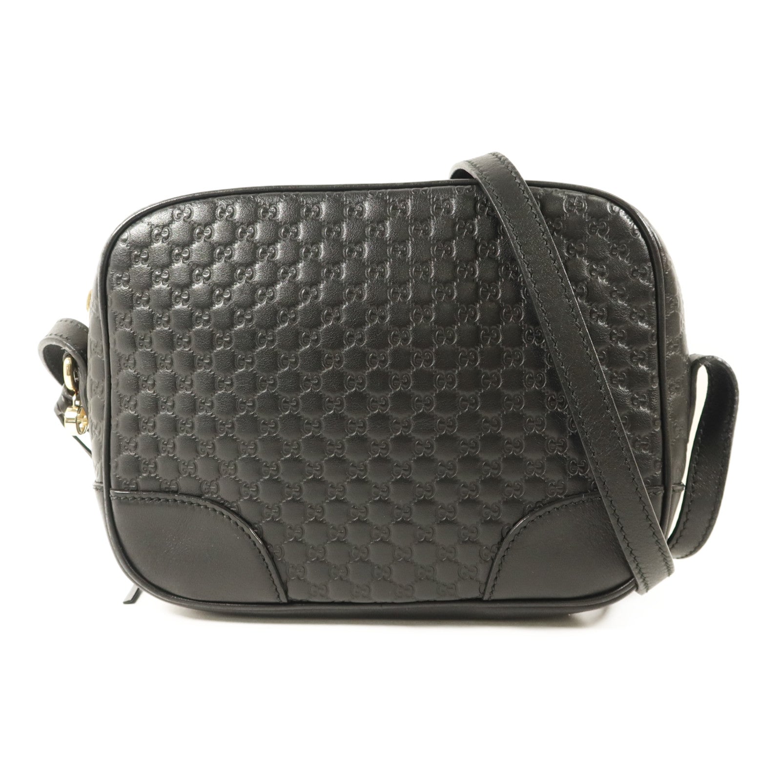 GUCCI 牛皮皮革Mini Bree金扣肩背袋