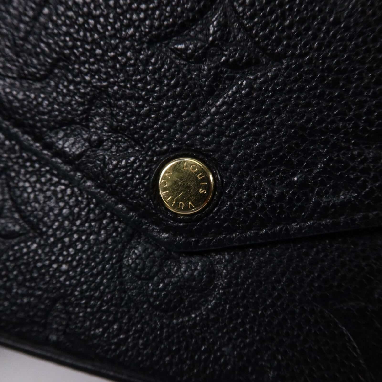 LOUIS VUITTON Monogram Empreinte Felicie Pochette 金扣鏈帶肩背袋