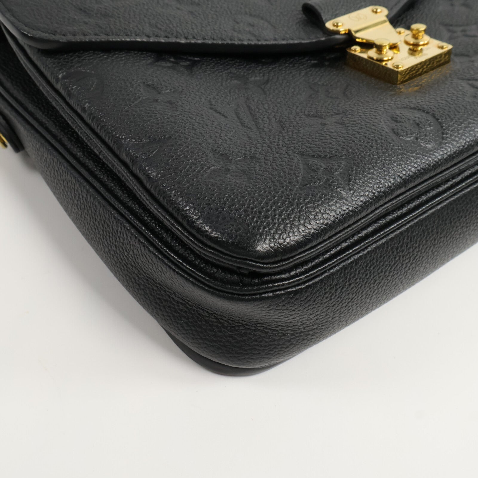 LOUIS VUITTON Monogram Empreinte Pochette Metis金扣手挽肩背兩用袋