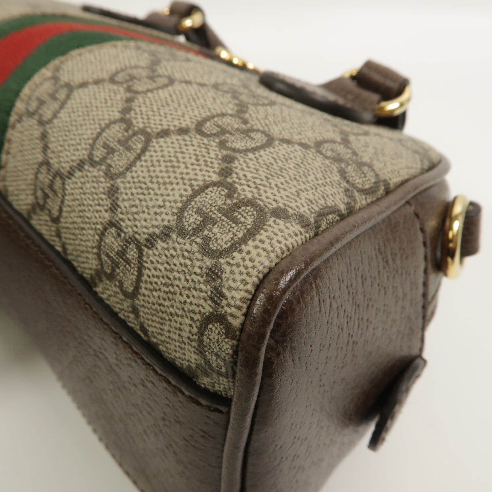 GUCCI 塗層帆布Boston Bag手挽肩背兩用袋