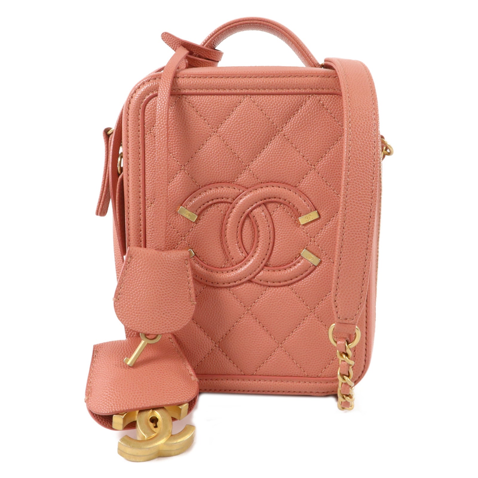 CHANEL 牛皮皮革2 Way Shoulder Bag手挽肩背兩用袋