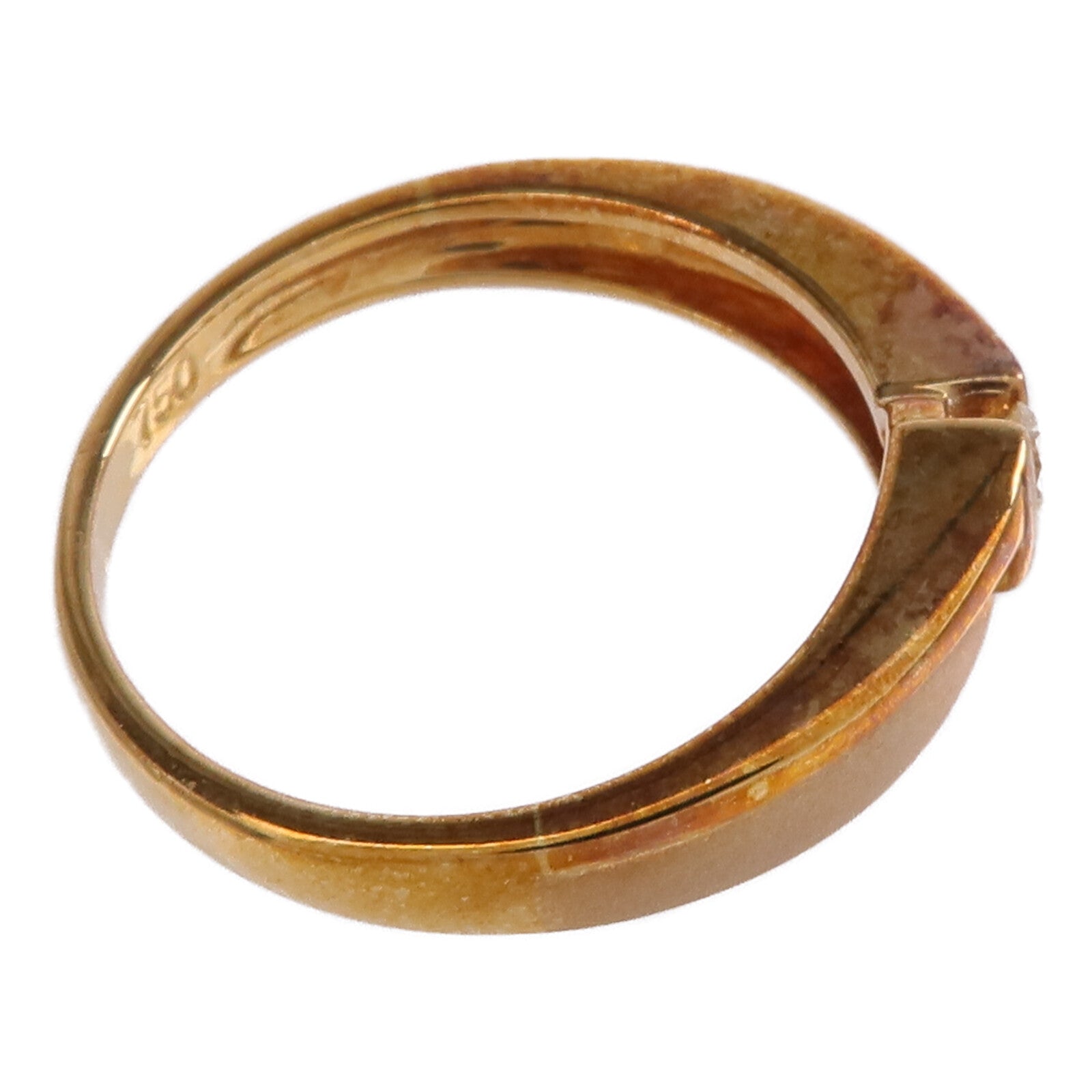 JEWELRY 【激減優惠】18K黃金Diamond Ring鑽石戒指US#6.5