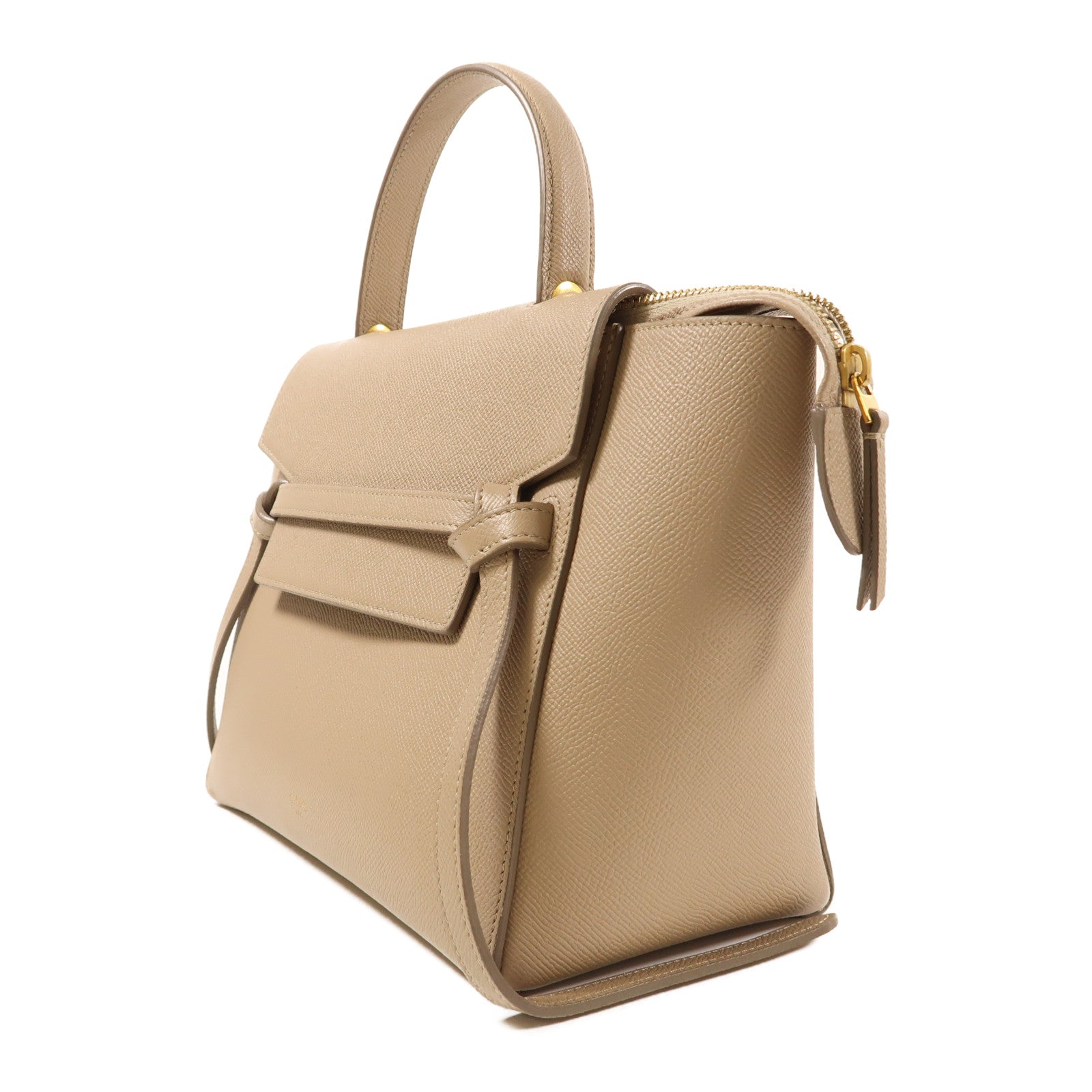 CELINE 牛皮皮革Belt Bag金扣手挽袋