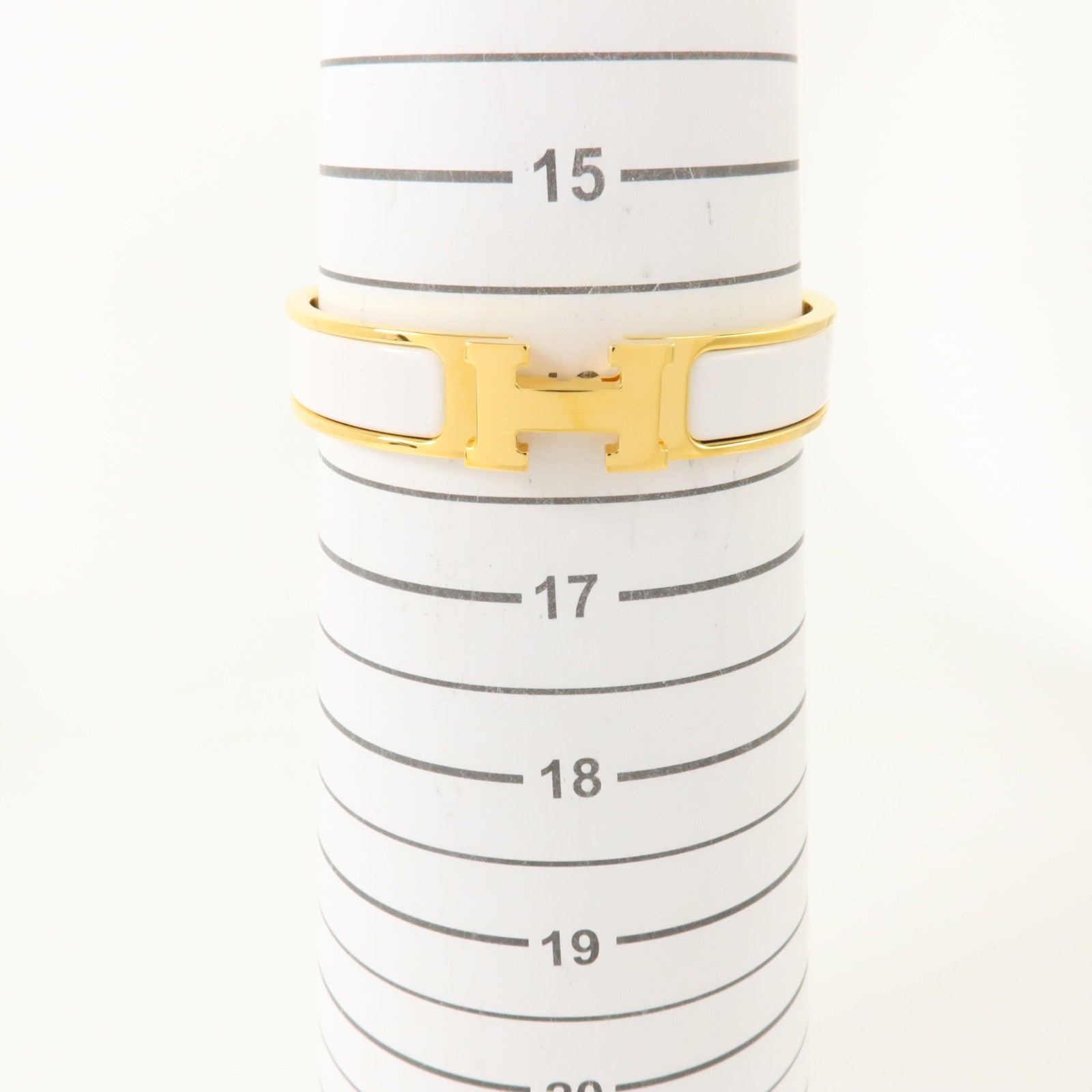 HERMES 金屬/琺瑯Clic H Bracelet金扣手鏈