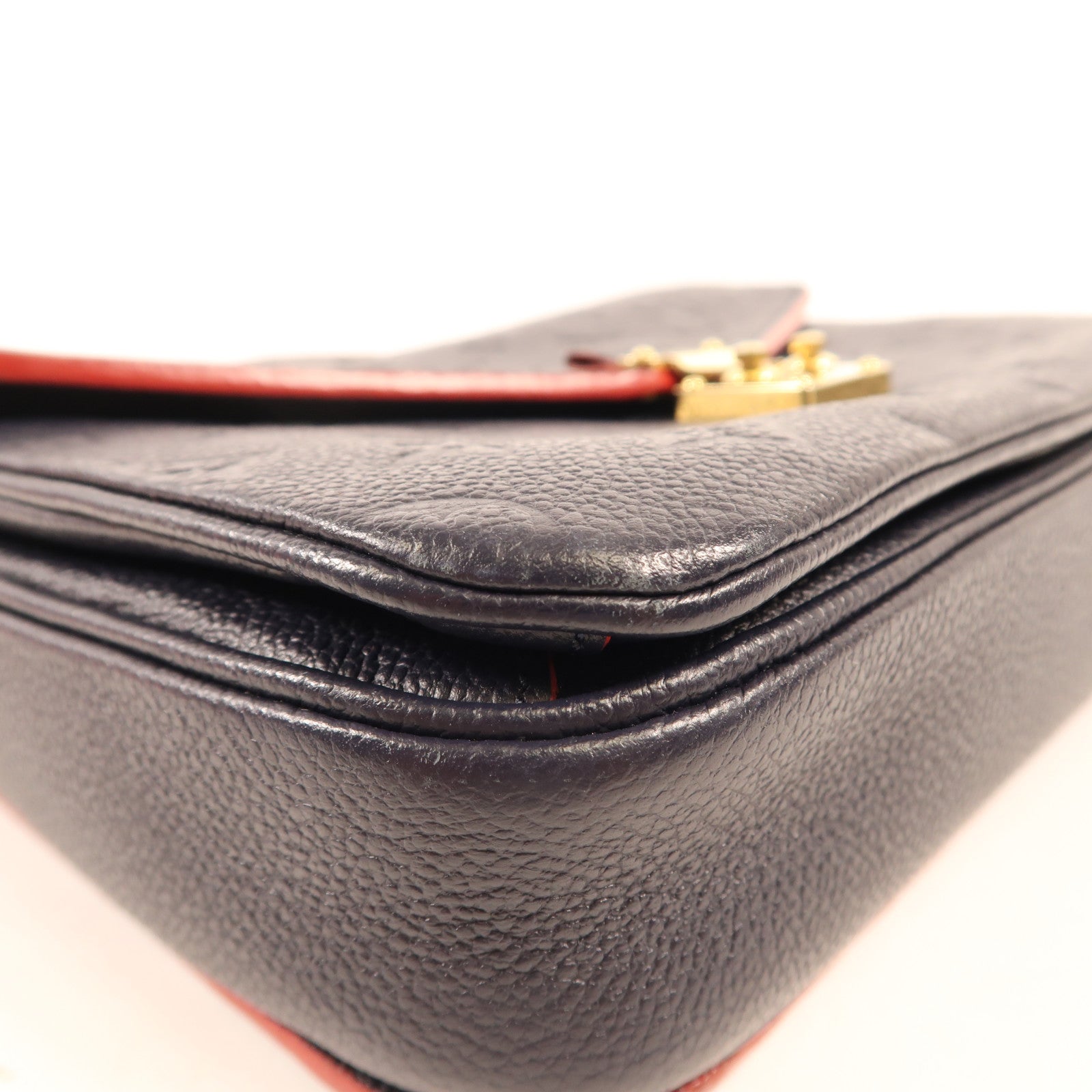 LOUIS VUITTON Monogram Empreinte Pochette Metis金扣手挽肩背兩用袋