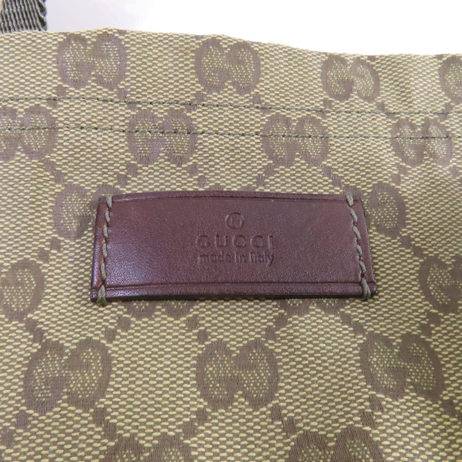 GUCCI GG帆布Tote Bag手挽袋綠色