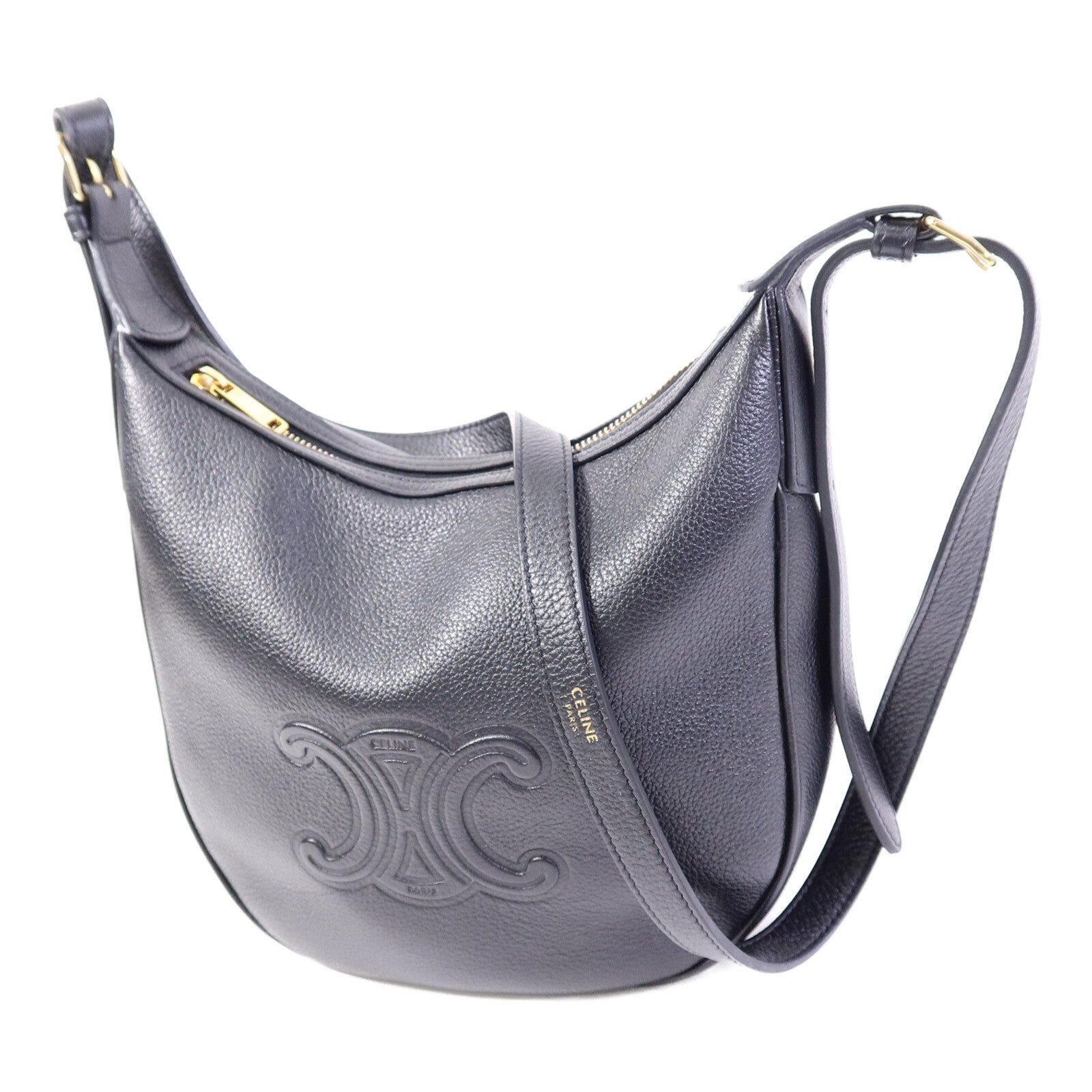 CELINE 牛皮皮革Heloise Triomphe肩背袋