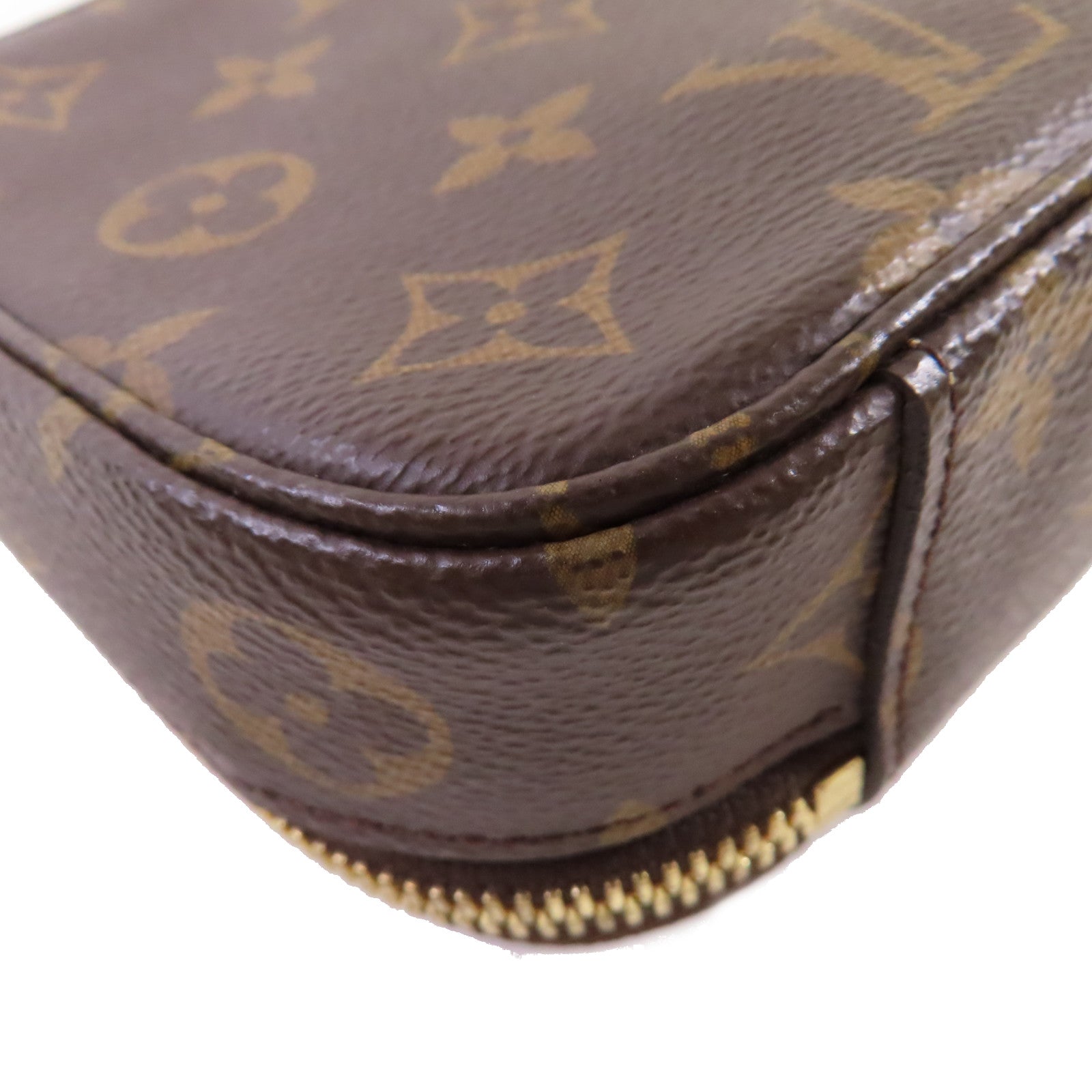 LOUIS VUITTON 【激減優惠】Monogram Utility Shoulder Bag金扣手挽肩背兩用袋啡色
