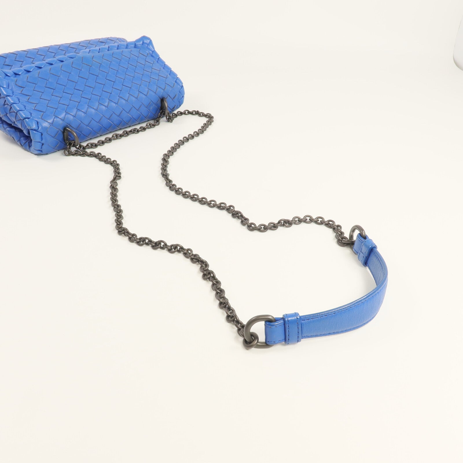 BOTTEGA VENETA 織紋皮革Chain Shoulder鏈帶肩背袋
