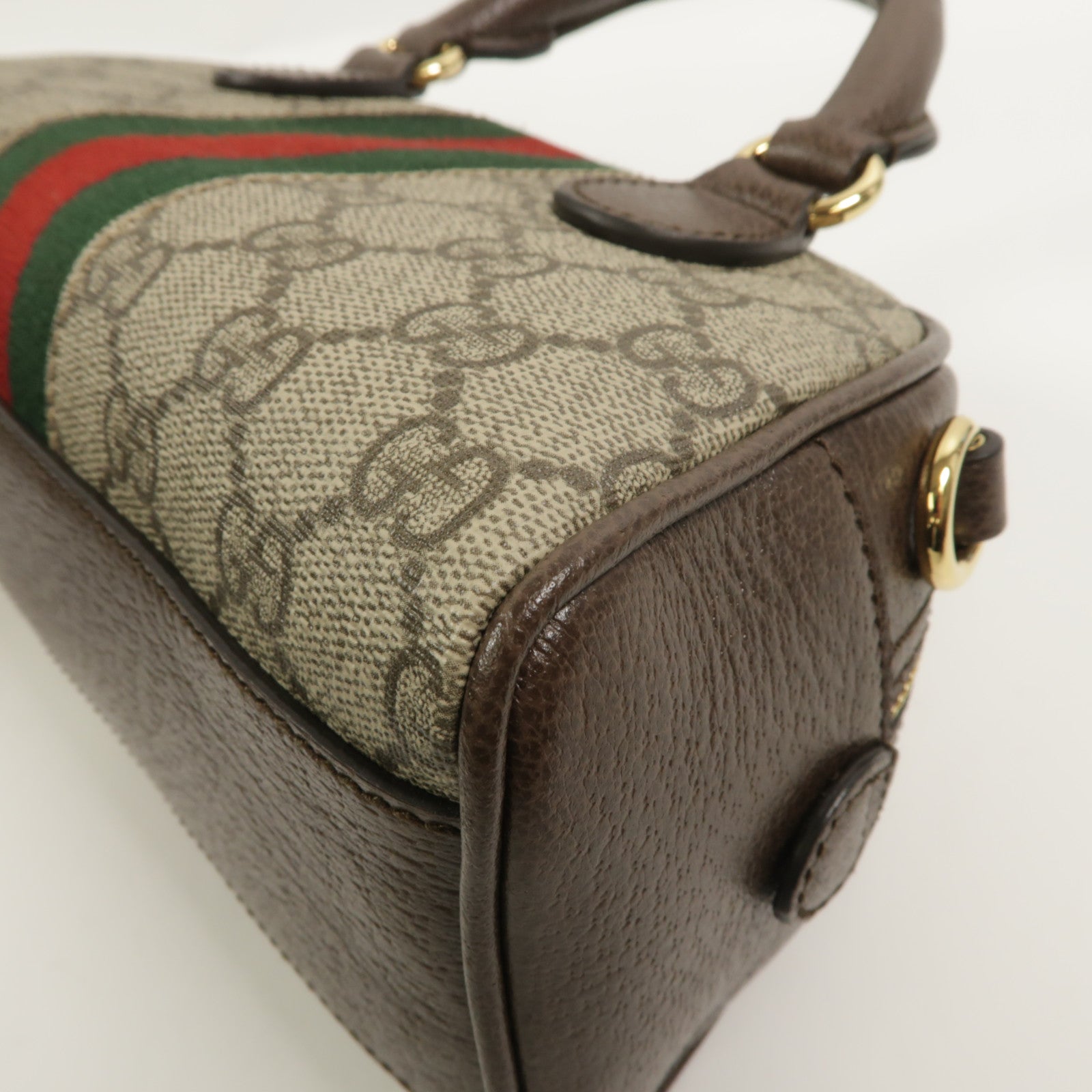 GUCCI 塗層帆布Boston Bag手挽肩背兩用袋