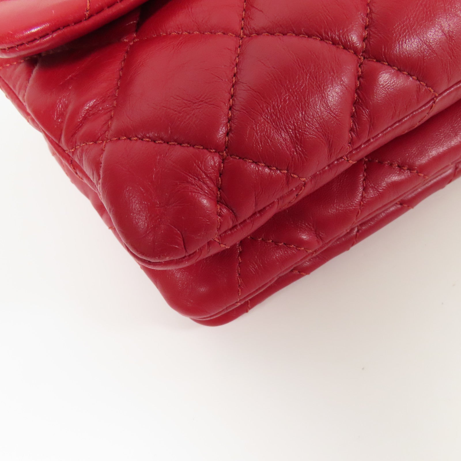CHANEL 羊皮皮革Chain Shoulder金扣鏈帶肩背袋