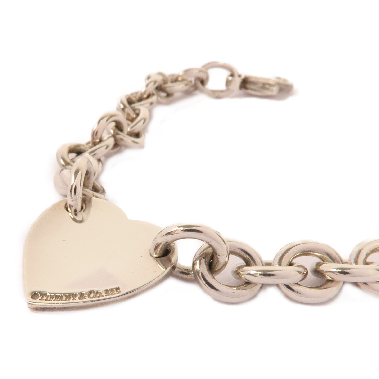 TIFFANY＆CO 925純銀Return To Tiffany Heart Tag Bracelet手鏈
