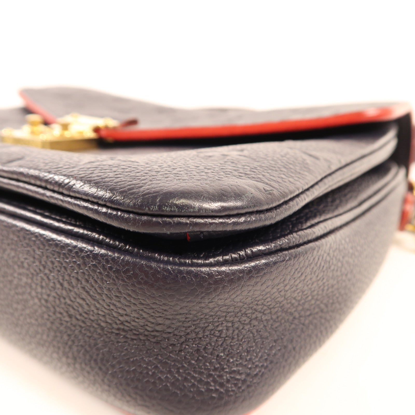 LOUIS VUITTON Monogram Empreinte Pochette Metis金扣手挽肩背兩用袋