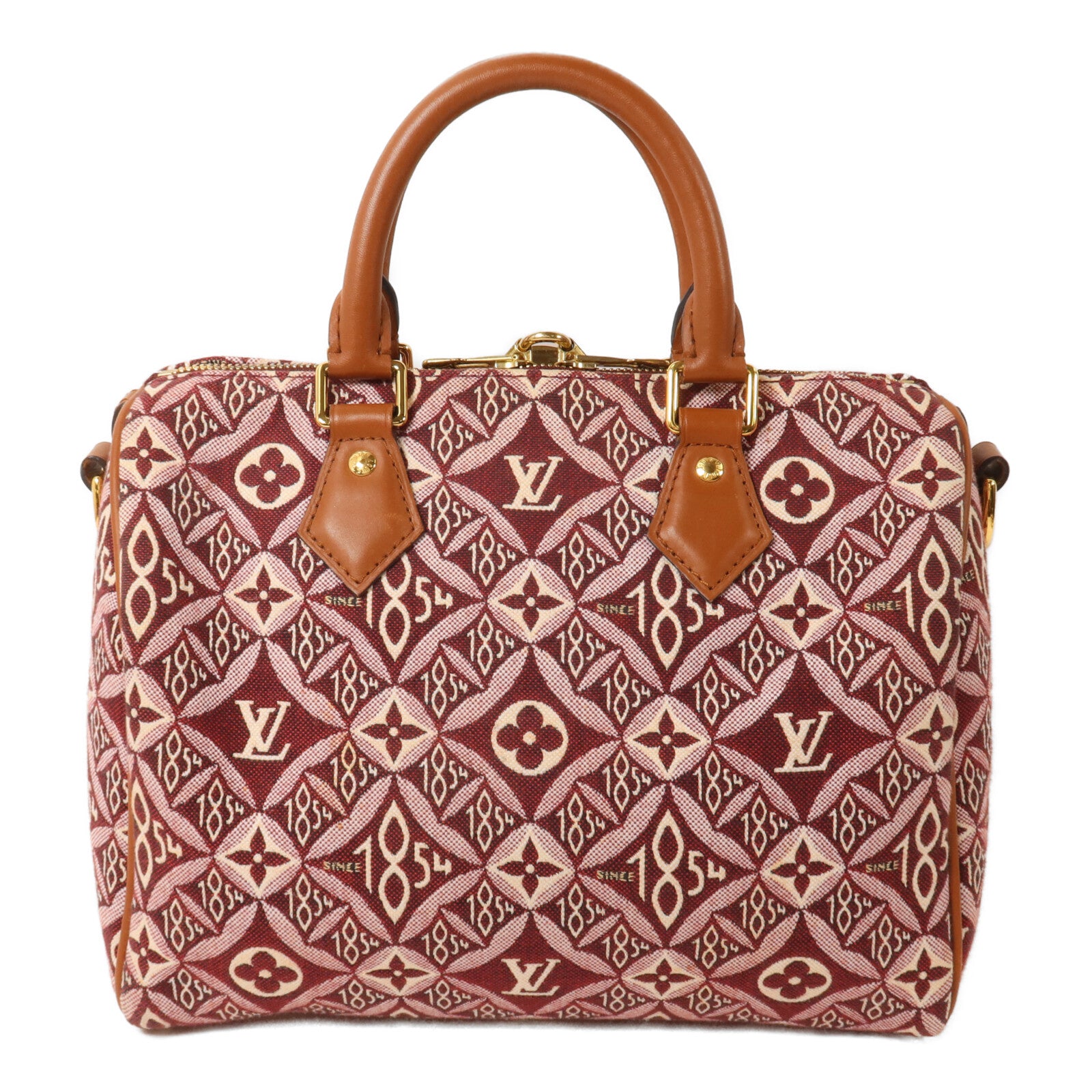 LOUIS VUITTON Monogram Jacquard Since 1854 Speedy Bandouliere 25手挽肩背兩用袋