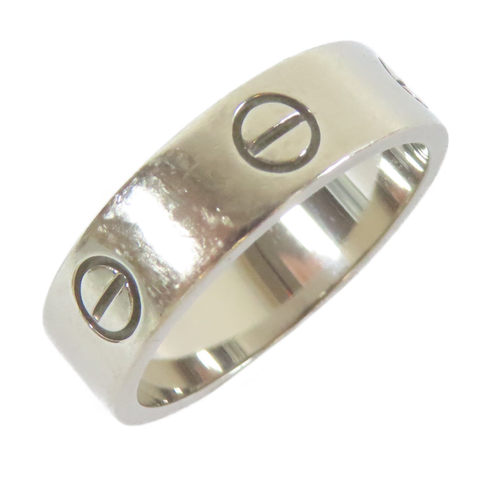 CARTIER 【激減優惠】18K白金Love Ring戒指Cartier#61/US#9