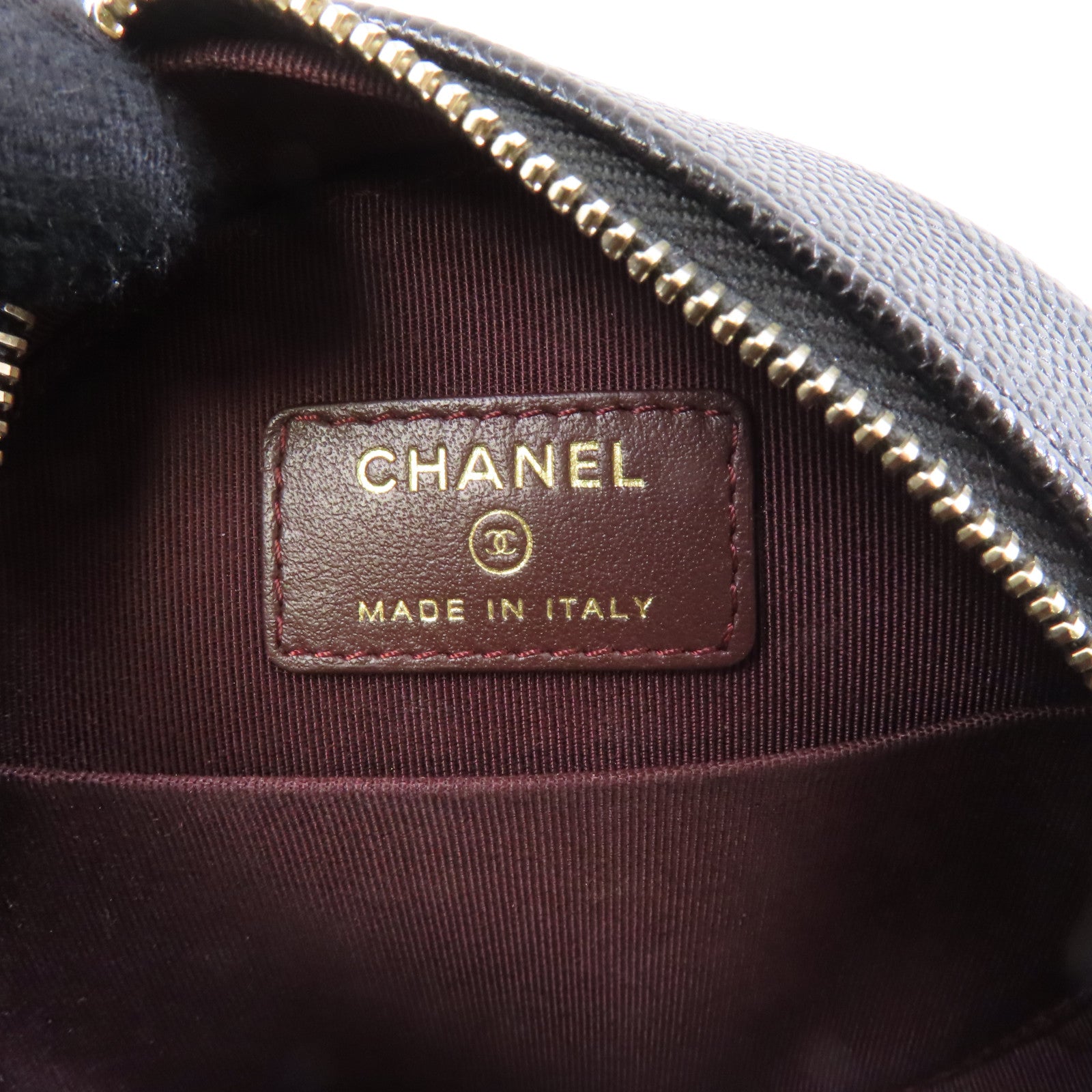 CHANEL 【激減優惠】菱格牛皮皮革Chain Shoulder銀扣鏈帶肩背袋黑色