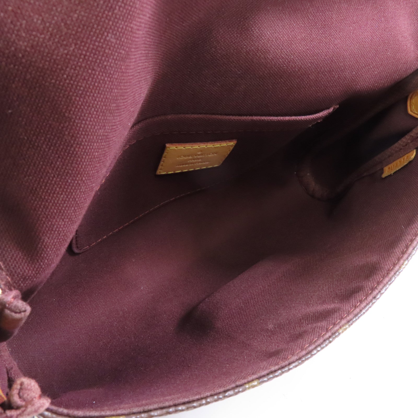 LOUIS VUITTON Monogram Favorite MM金扣手挽肩背兩用袋棕色