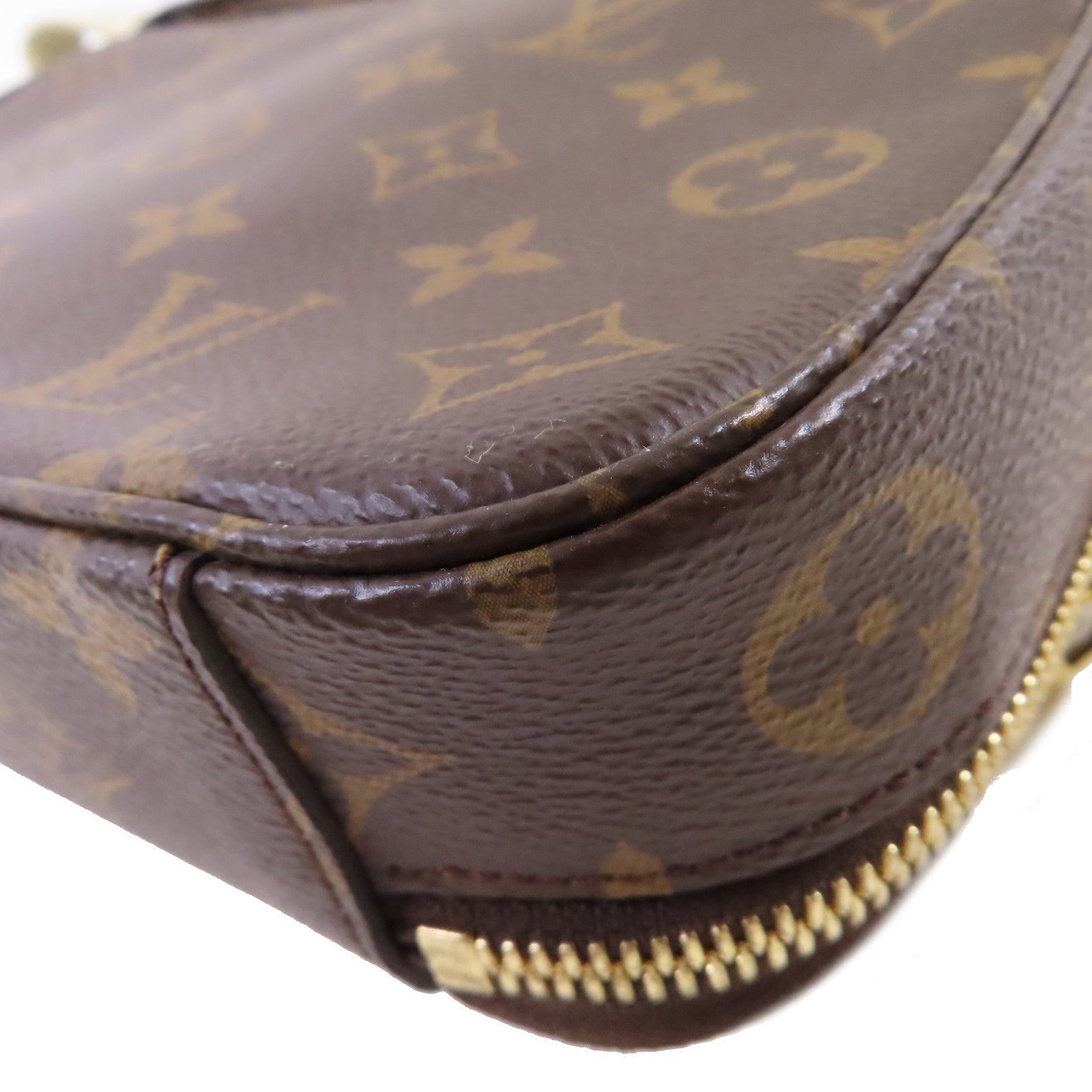 LOUIS VUITTON 【激減優惠】Monogram Utility Shoulder Bag金扣手挽肩背兩用袋啡色