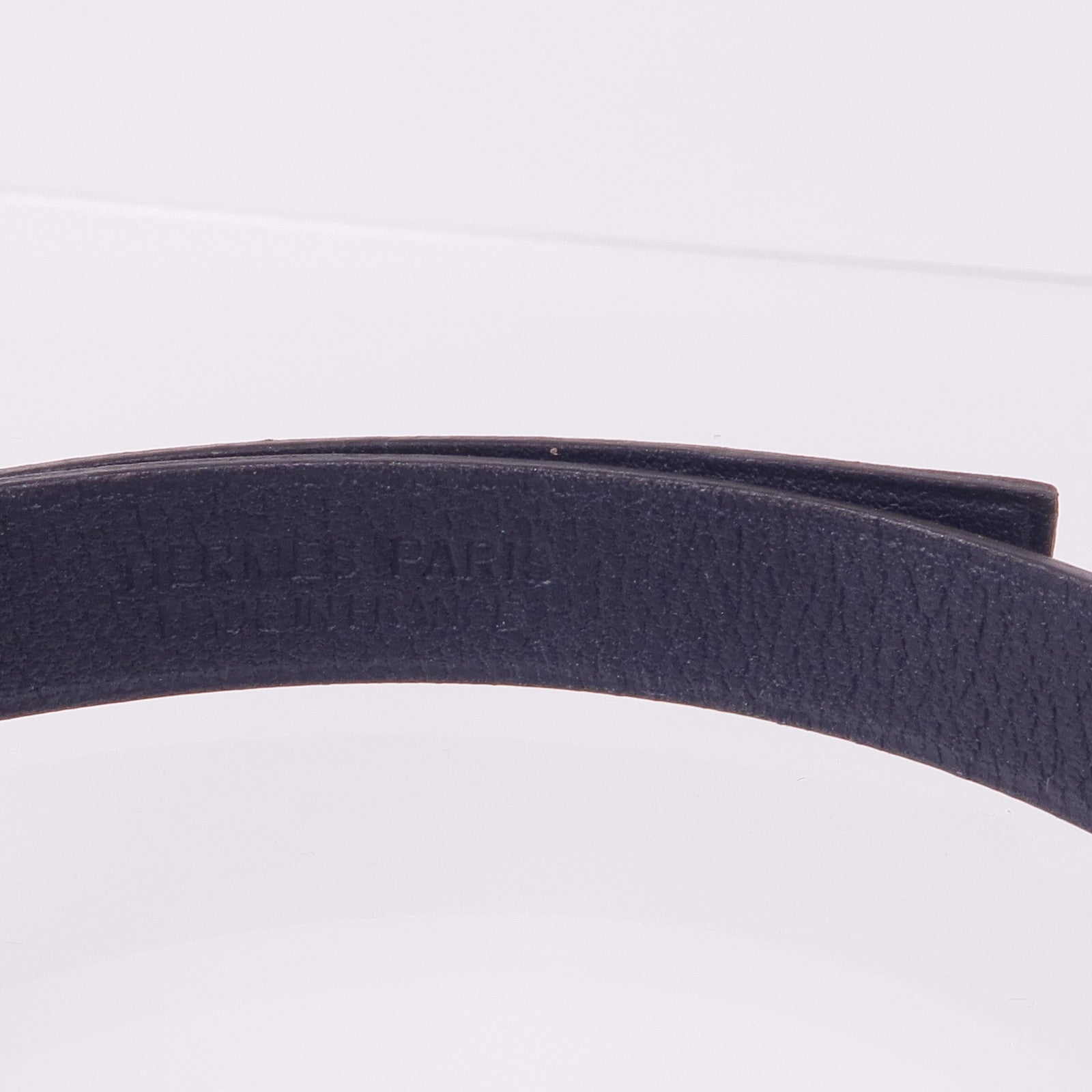 HERMES Swift皮革A to Z Bracelet銀扣手帶