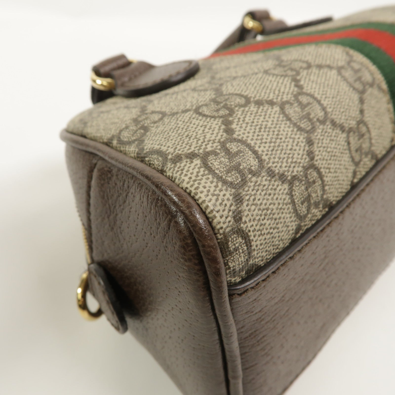 GUCCI 塗層帆布Boston Bag手挽肩背兩用袋