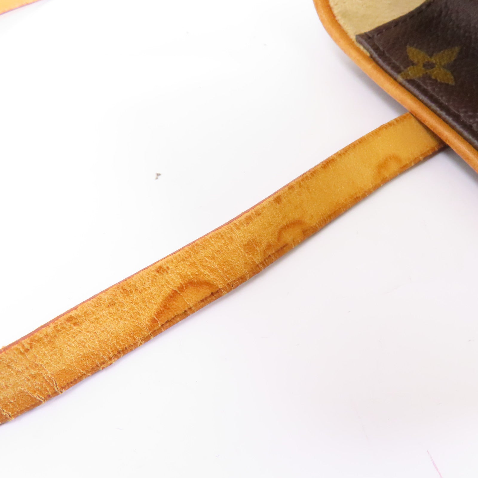 LOUIS VUITTON 【激減優惠】Monogram Pochette Florentine金扣腰包啡色