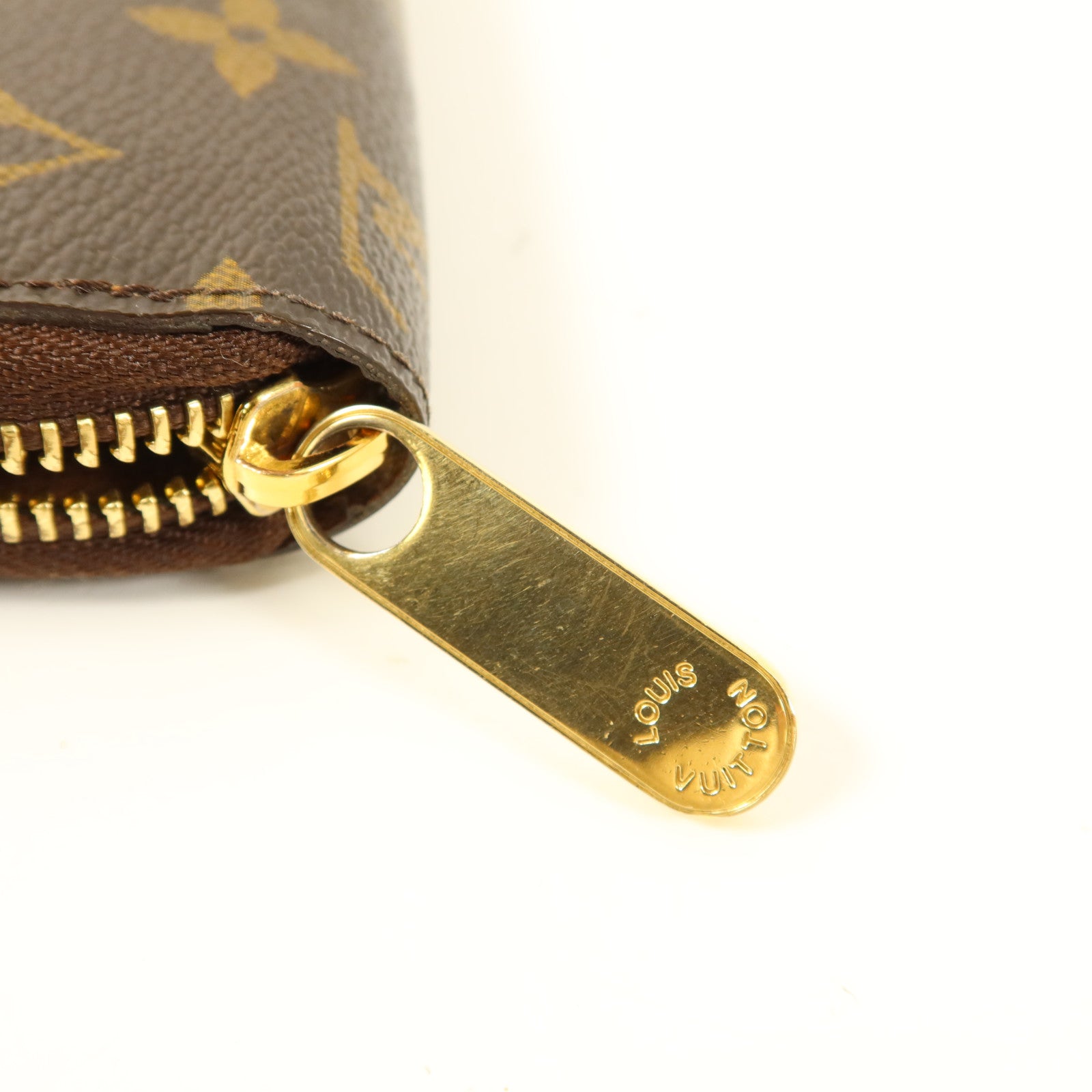 LOUIS VUITTON Monogram Long Round Wallet金扣長錢包