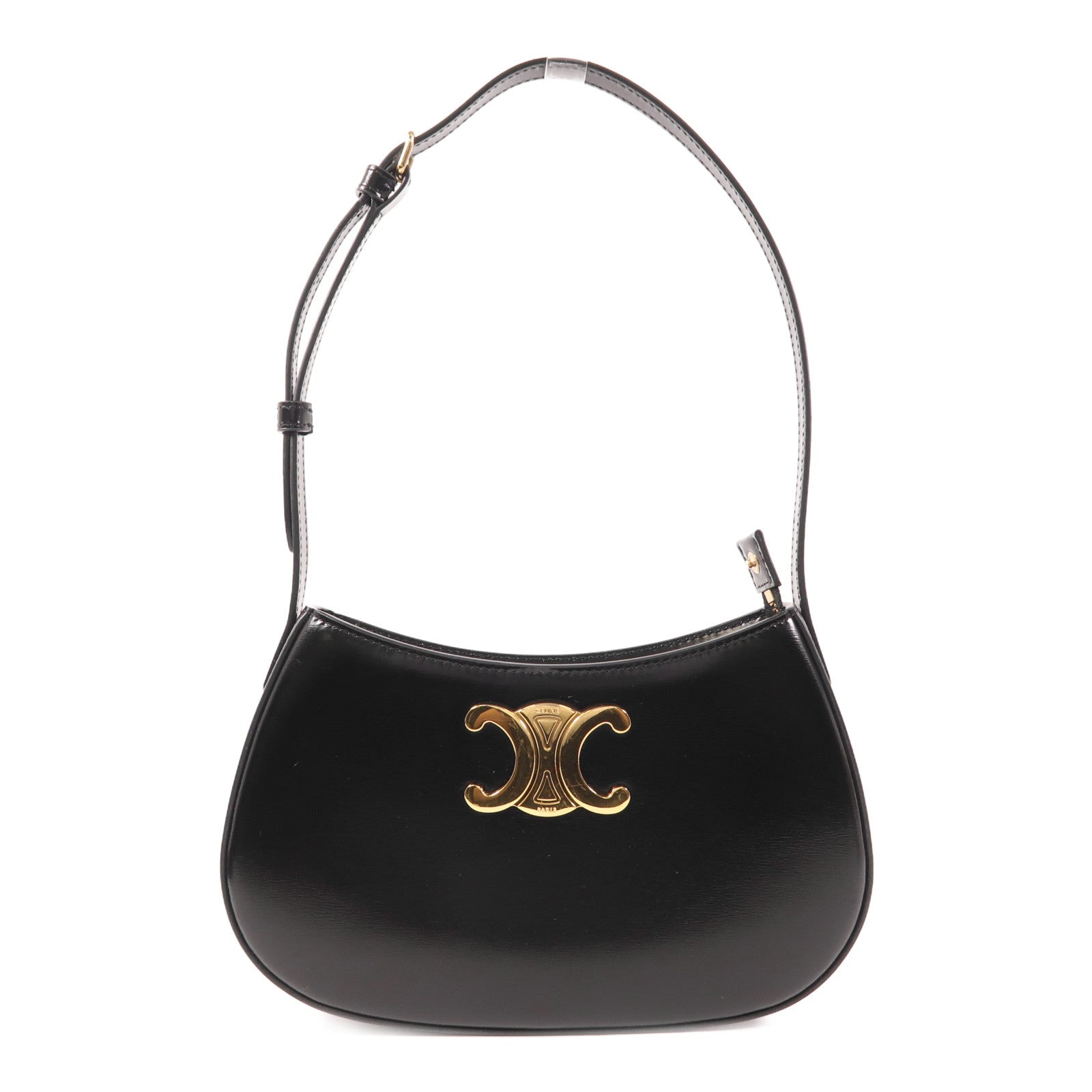 CELINE 牛皮皮革Tilly Medium金扣肩背袋