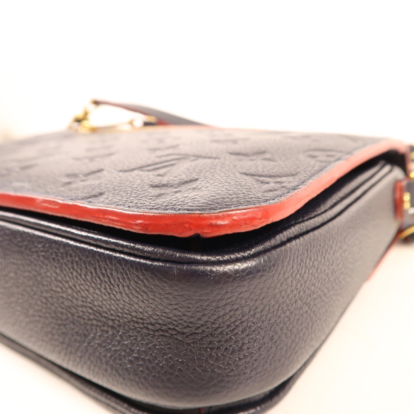 LOUIS VUITTON Monogram Empreinte Pochette Metis金扣手挽肩背兩用袋