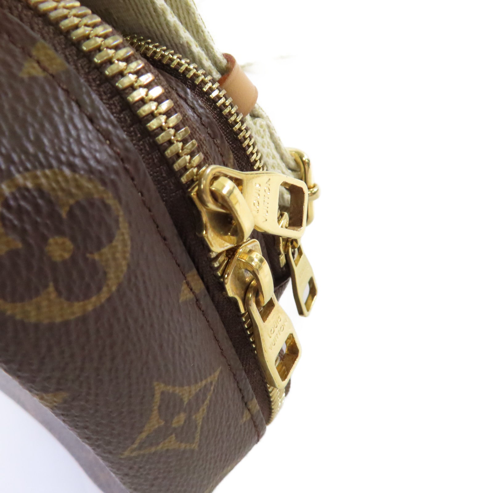 LOUIS VUITTON 【激減優惠】Monogram Utility Shoulder Bag金扣手挽肩背兩用袋啡色