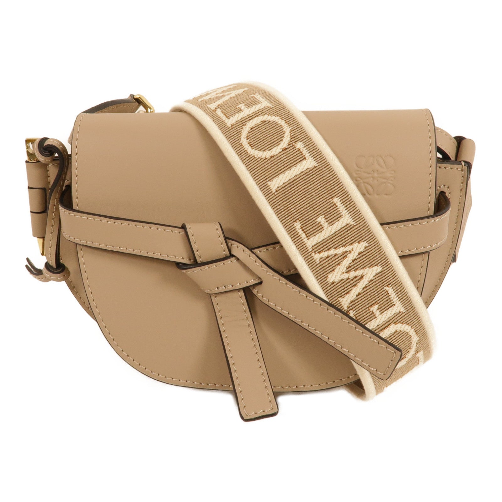 LOEWE 牛皮皮革Mini Gate肩背袋